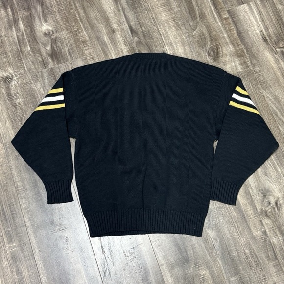 Vintage NEW‎ ORLEANS SAINTS Cliff Engle V-Neck Sweater Tagged Adult Large - Picture 2 of 4